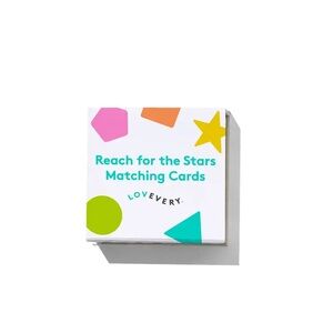 Lovevery reach for the stars matching cards from “The Free Spirit” Play Kit.